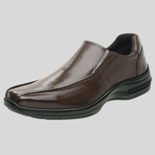 Sapato Social Mocassim Masculino Couro Confort Preto Marrom Café 6