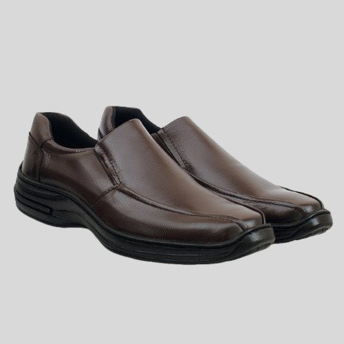Sapato Social Mocassim Masculino Couro Confort Preto Marrom Café 10