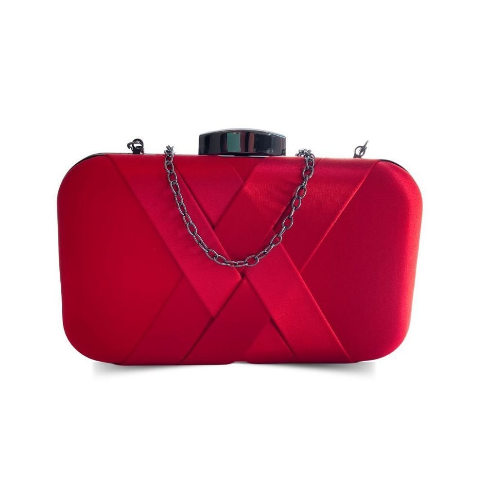 Bolsa Clucth Carteira De Festa Blogueira Ostentação Vera Vermelho 6