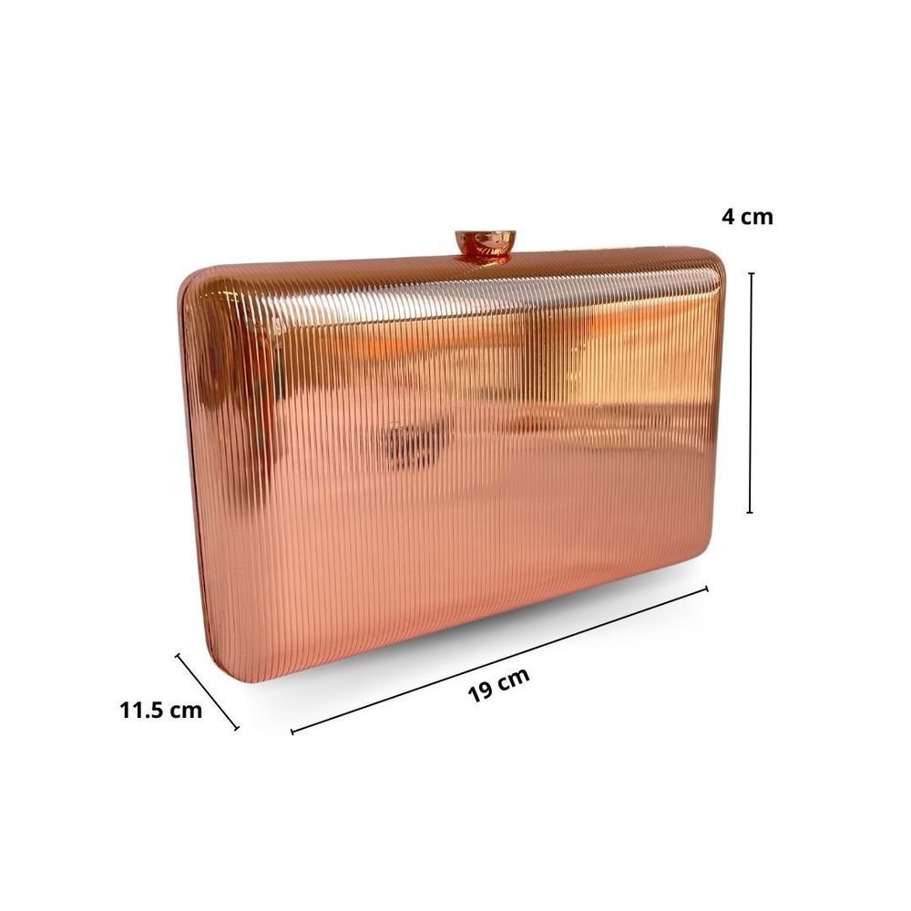 Bolsa Clutch Carteira De Festa Luxo Glamour Tasha Rose 3