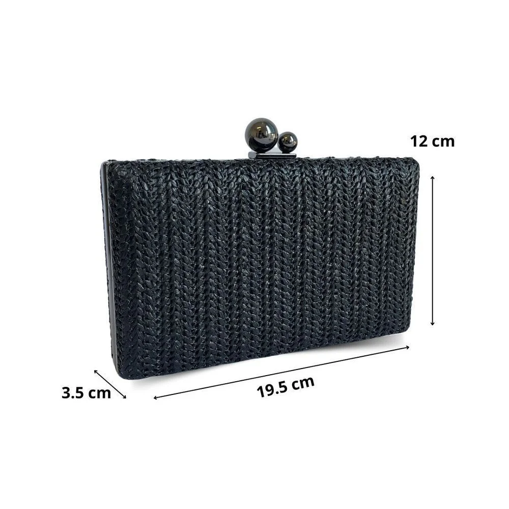 Bolsa Clutch Carteira De Festa Blogueira Ostentação Daniela Preto 3