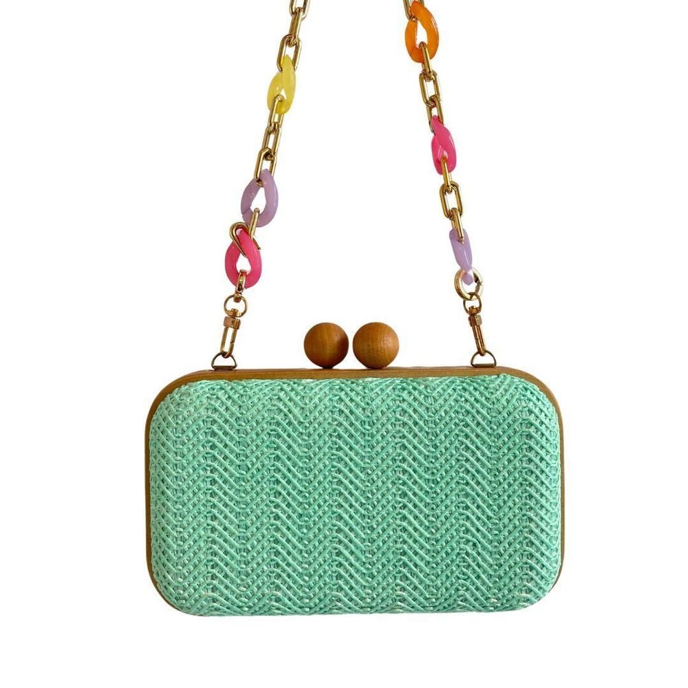 Bolsa Clutch Carteira Feminina De Festa Fashion Helena Verde 5