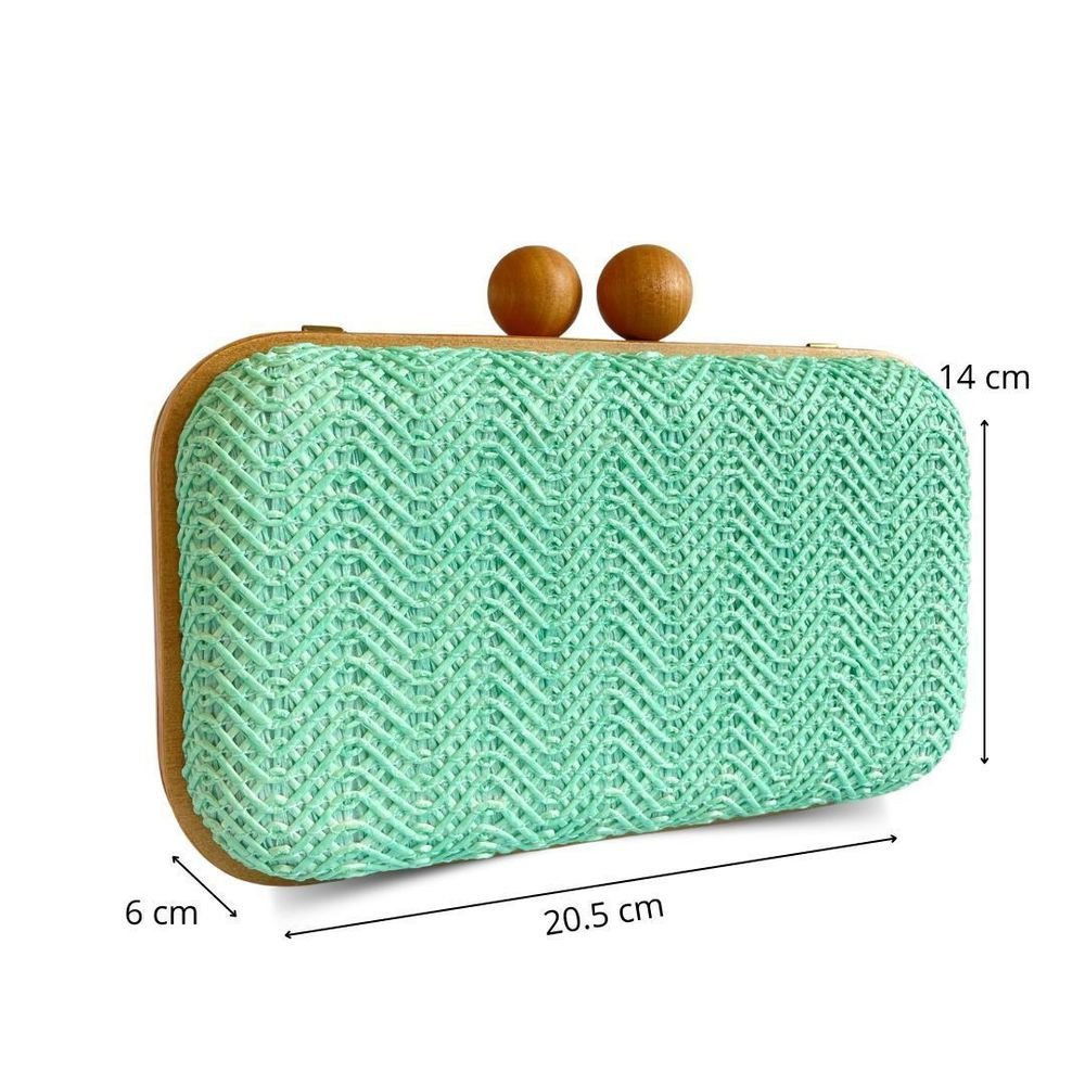 Bolsa Clutch Carteira Feminina De Festa Fashion Helena Verde 6