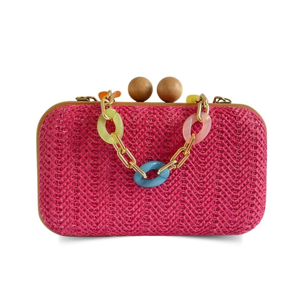 Bolsa Clutch Carteira Feminina De Festa Fashion Helena Pink 8