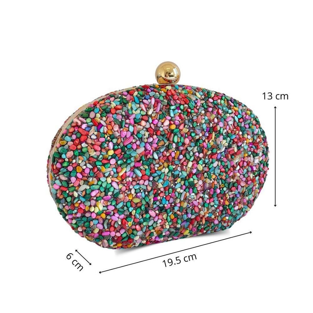 Bolsa Clutch Carteira De Festa Blogueira Ostentação Maria Rosa 3