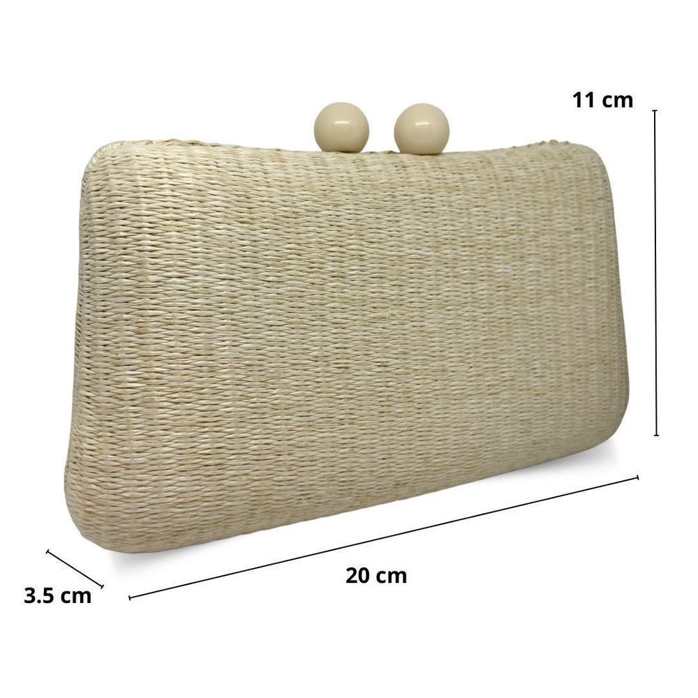 Bolsa Clutch Carteira De Mão Festa Moderna Jéssica Nude 3