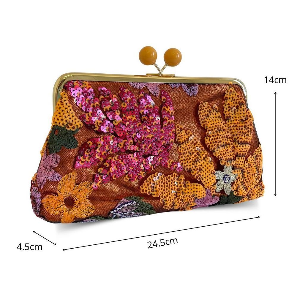 Bolsa Clutch Feminina Carteira De Festa Vintage Manuela Multicores 3