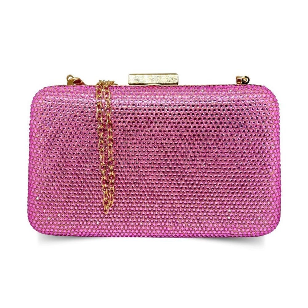 Bolsa Clutch Carteira De Festa Feminina Fashion Sophia Rosa 4