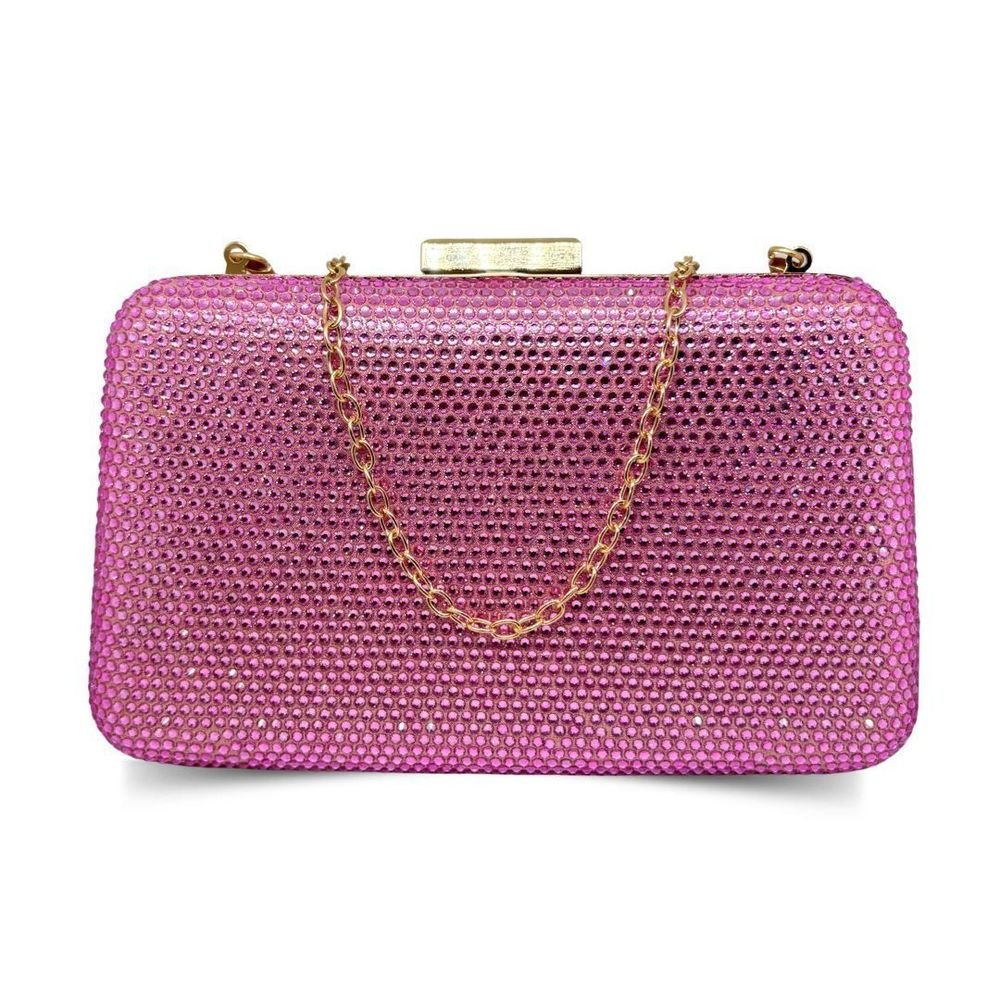 Bolsa Clutch Carteira De Festa Feminina Fashion Sophia Rosa 5