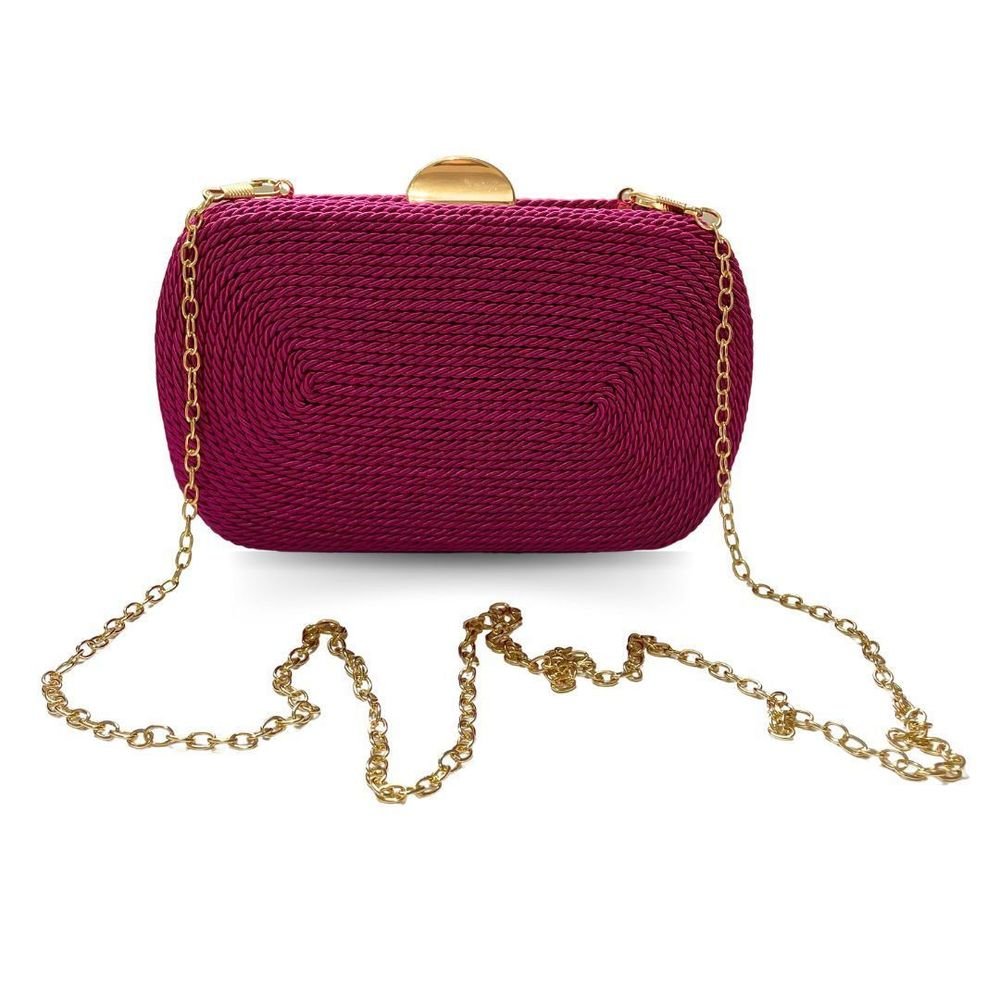 Bolsa Clucth Carteira De Festa Blogueira Ostentação Ingrid Fúcsia 2