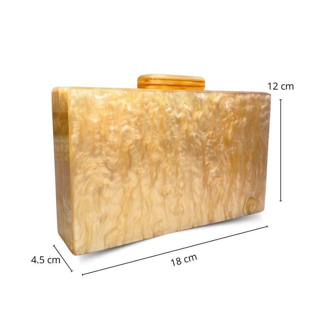 Bolsa Clutch Carteira De Festa Blogueira Ostentação Helô Champanhe 3