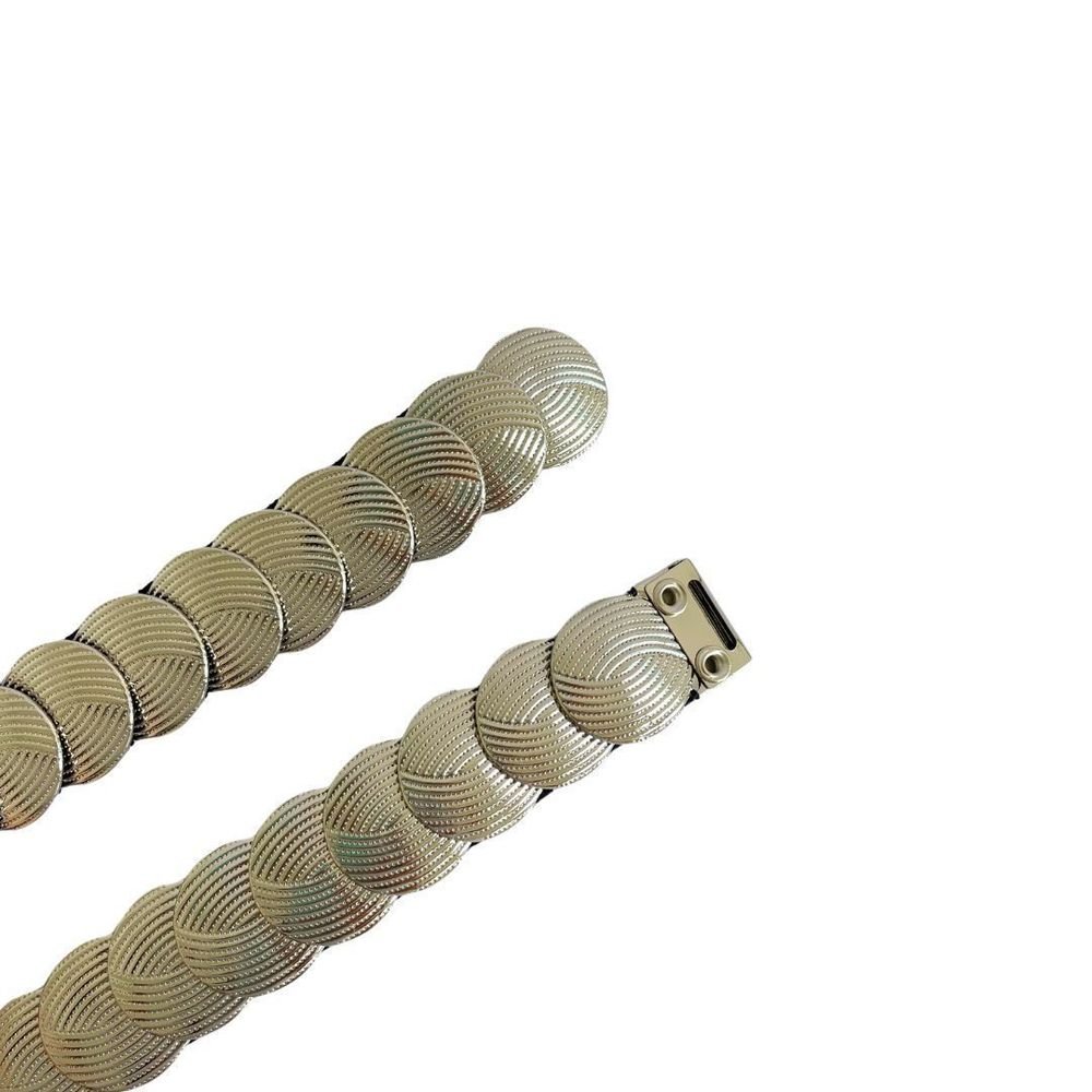 Cinto Feminino Fashion Elástico Festa Casamento Luxo Carla Prata 3