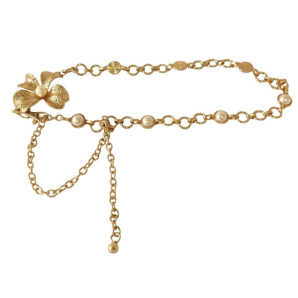 Cinto Feminino Corrente Flor Pérola Malu