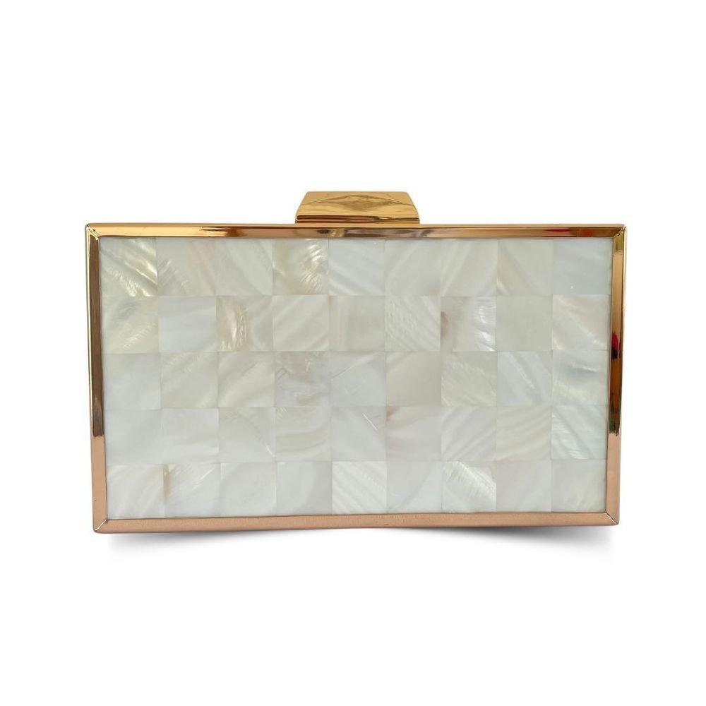 Bolsa De Festa Clutch Metal Luxo Talissa