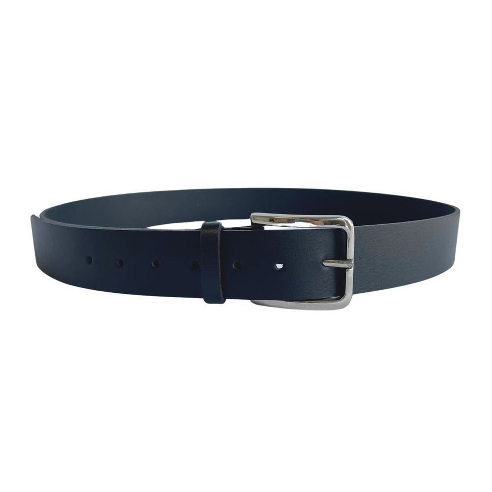 Cinto Masculino Resistente Couro Legítimo Preto Zeus