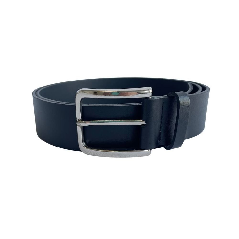 Cinto Masculino Resistente Couro Legítimo Preto Zeus Preto 4
