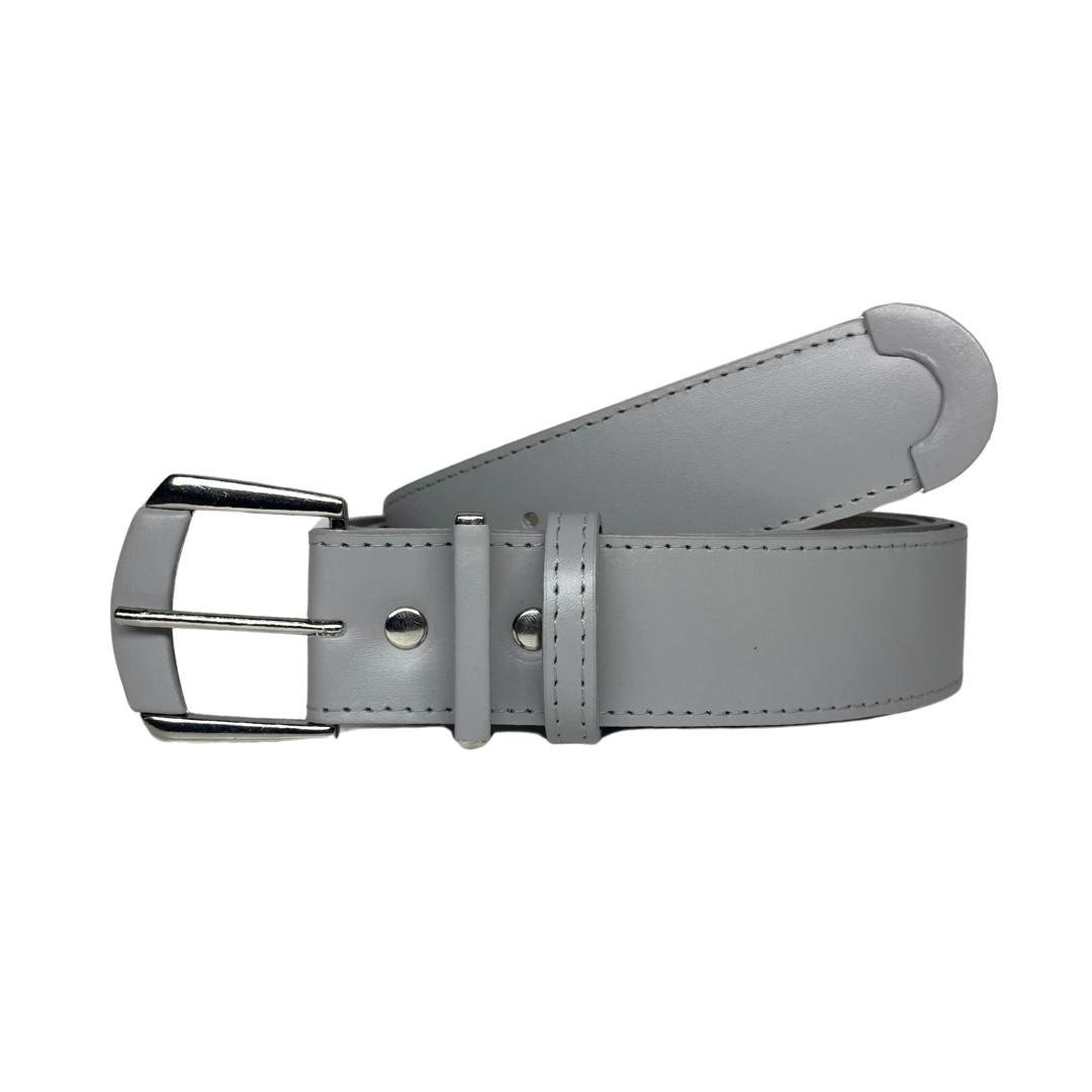 CINTO EM COURO NEW TOUCH NÍQUEL