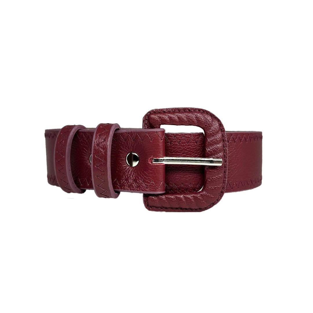 CINTO EM COURO FLY COM FIVELA ENCAPADA