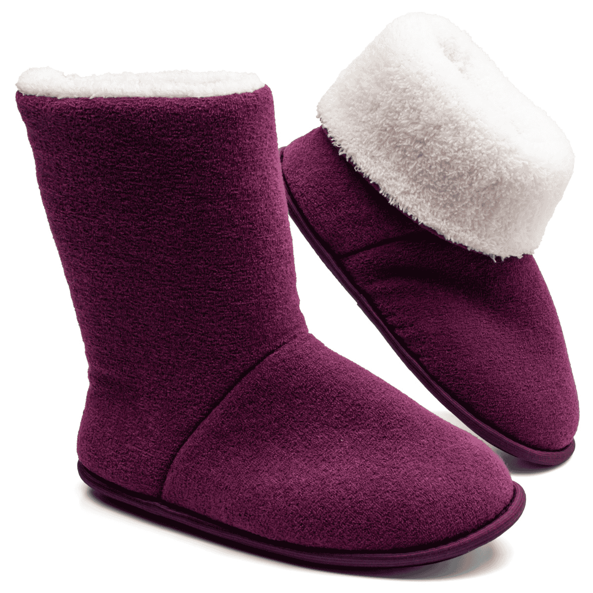 Pantufa Bota Polar Cano Alto Bordo Unissex Sola Antiderrapante Adulta e Infantil Super Quentinha e Fofinha