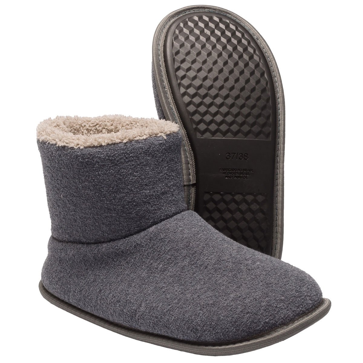 Pantufa Bota Polar Cano Curto Chumbo Antiderrapante Super Quentinha, Fofinha e Resistente. Chumbo 3