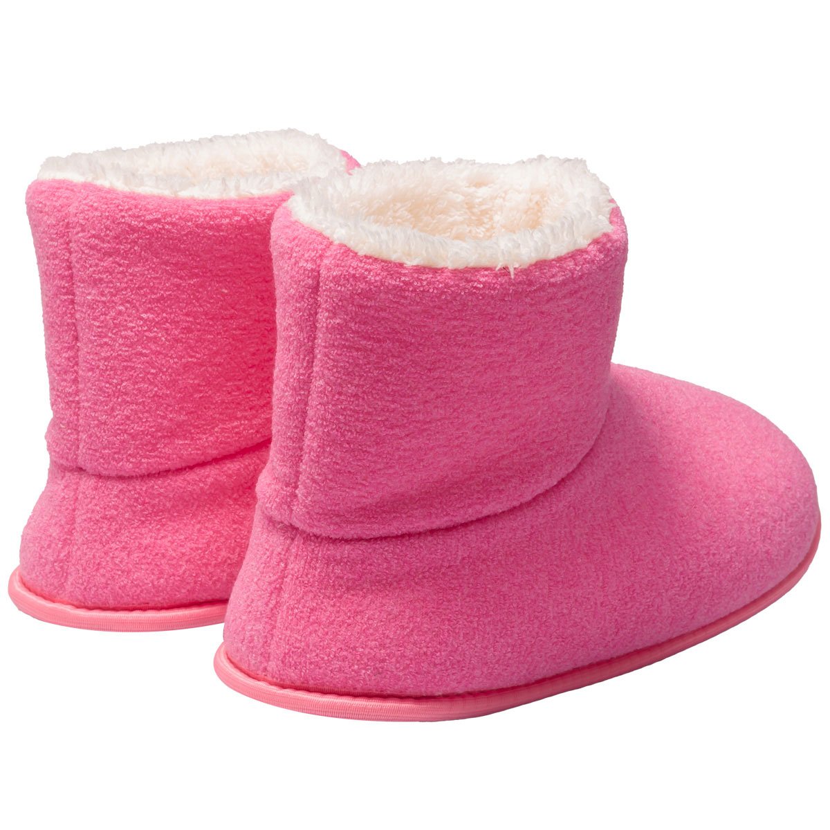 Pantufa Bota Polar Cano Curto Rosa Antiderrapante Super Quentinha, Fofinha e Resistente. Rosa 2