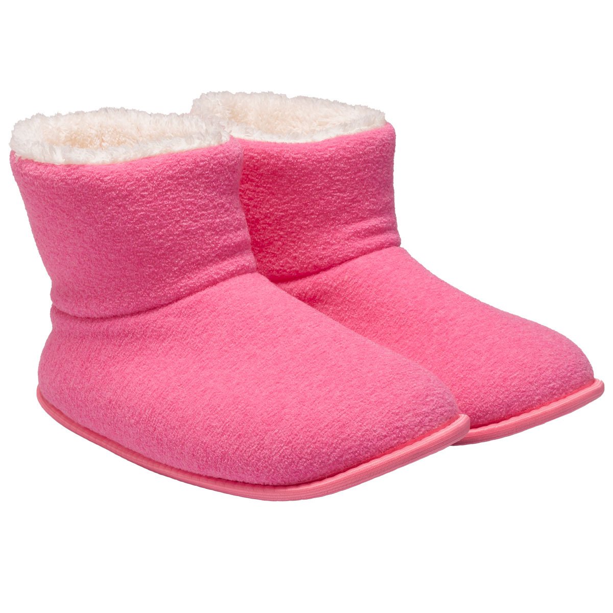 Pantufa Bota Polar Cano Curto Rosa Antiderrapante Super Quentinha, Fofinha e Resistente. Rosa 1