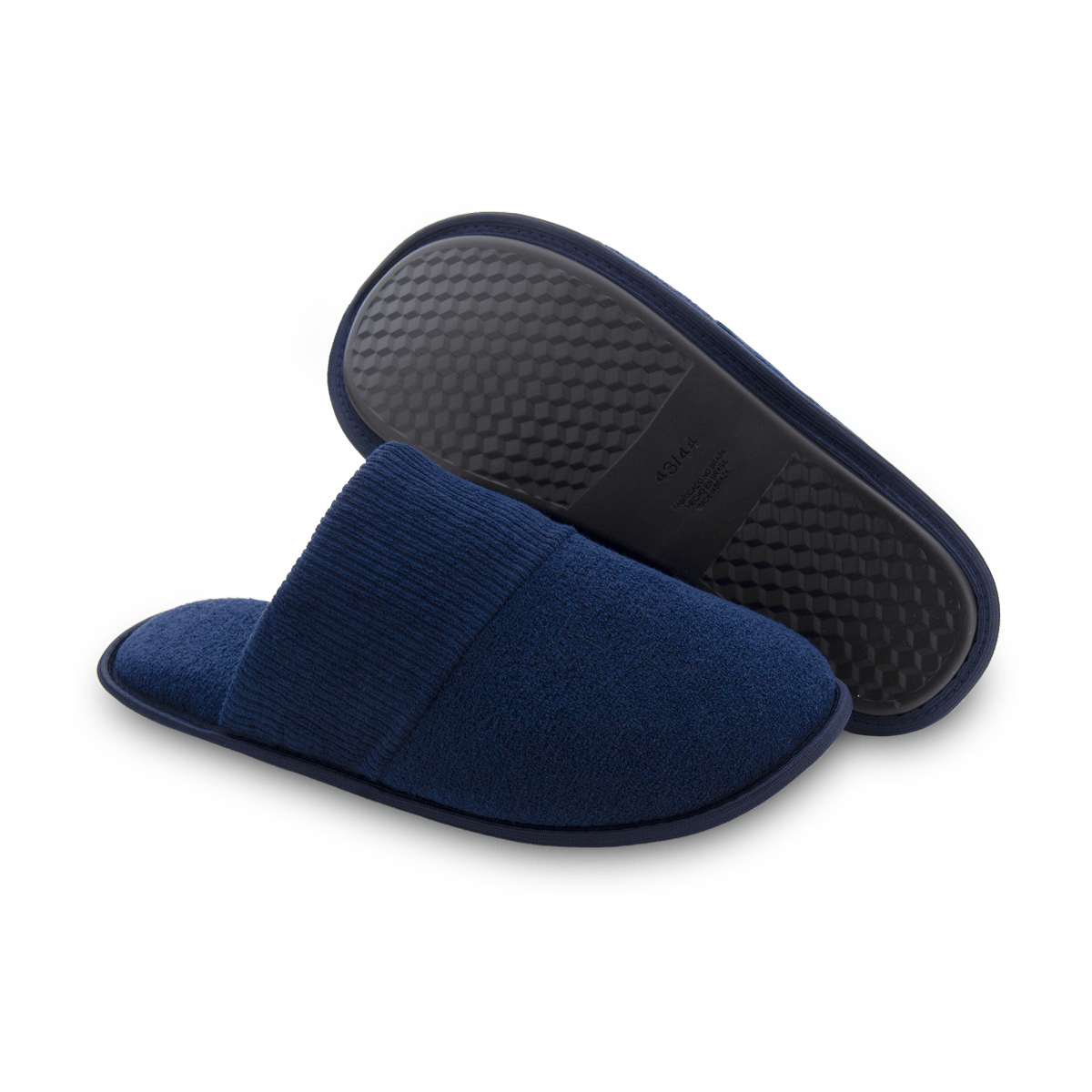 Pantufa Masculino Azul Antiderrapante Disponíveis do 27 até 46 Super Confortável e Resistente Azul Marinho 2