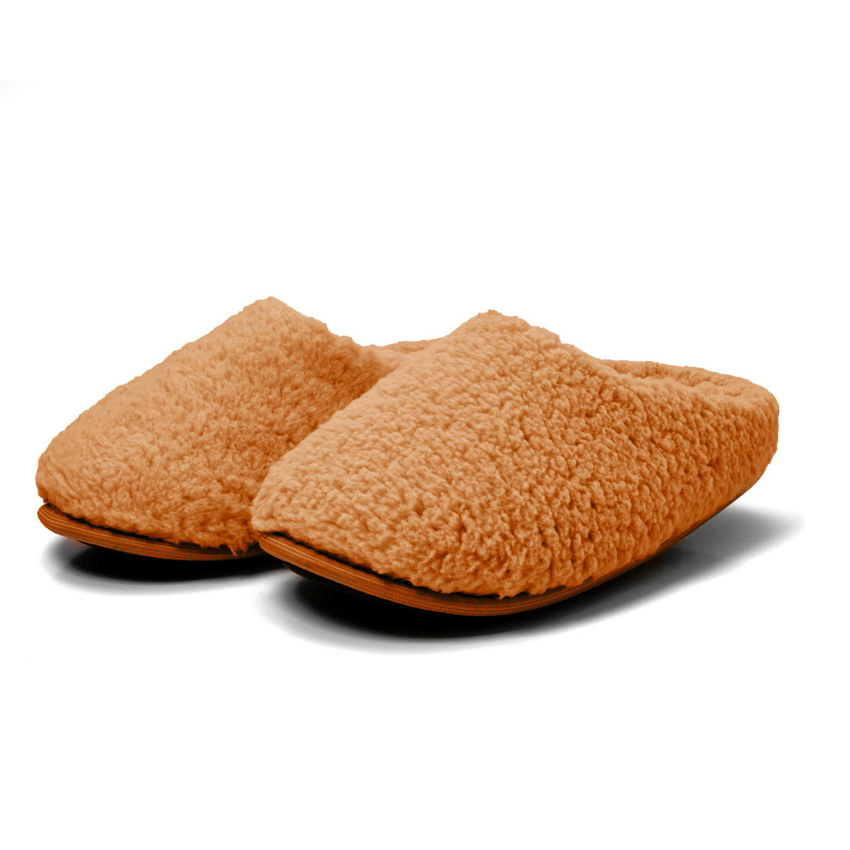 Pantufa de Pelinho Caramelo Antiderrapante Chinelo de Quarto Super Fofinho e Resistente