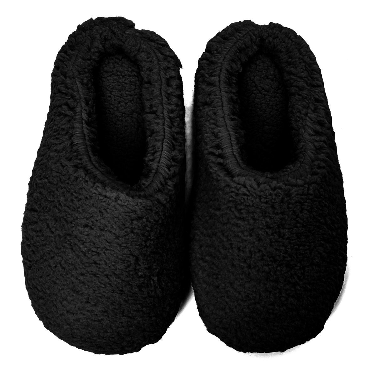 Pantufa de Pelinho Preta Antiderrapante Chinelo de Quarto Super Fofinho e Resistente Preto 5