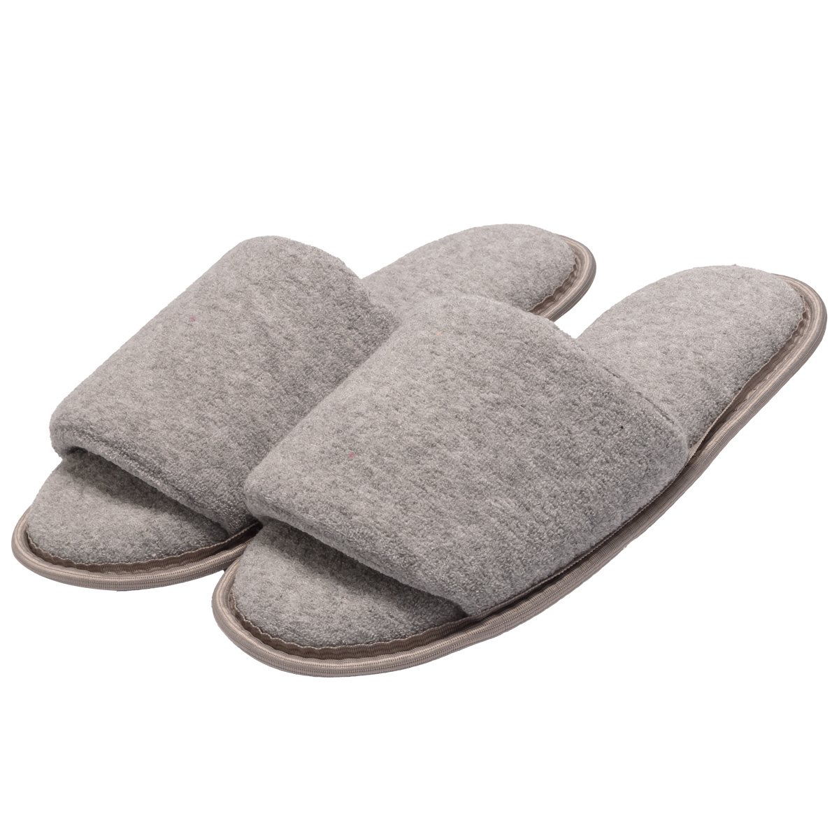 Pantufa Slide Cinza com Sola Antiderrapante Chinelo de Quarto Super Macio e Resistente Cinza 3