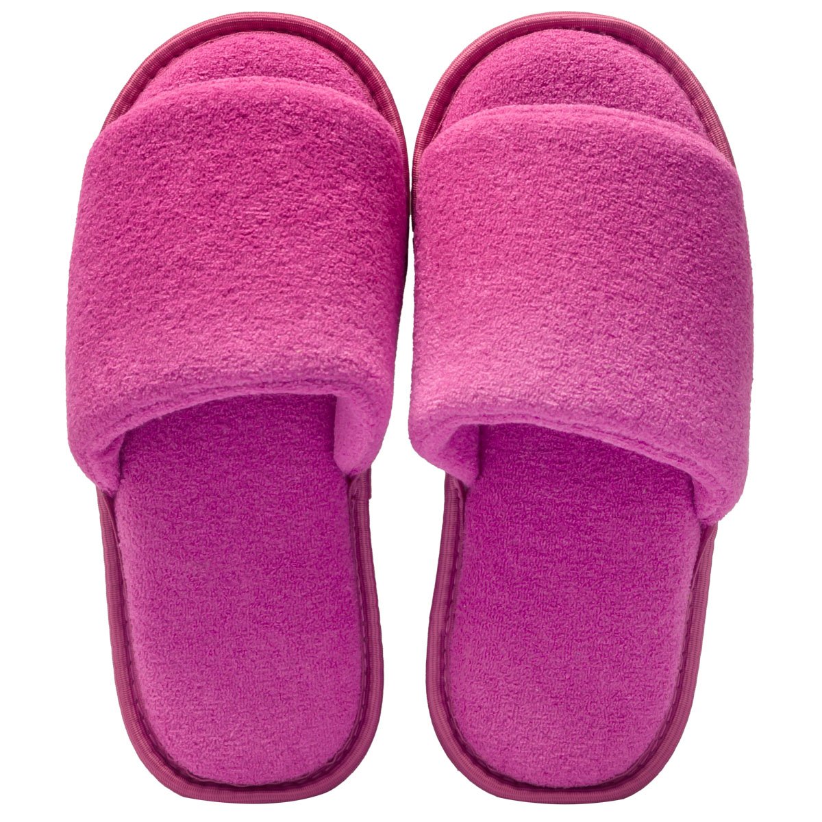 Pantufa Slide Rosa com Sola Antiderrapante Chinelo de Quarto Super Macio e Resistente
