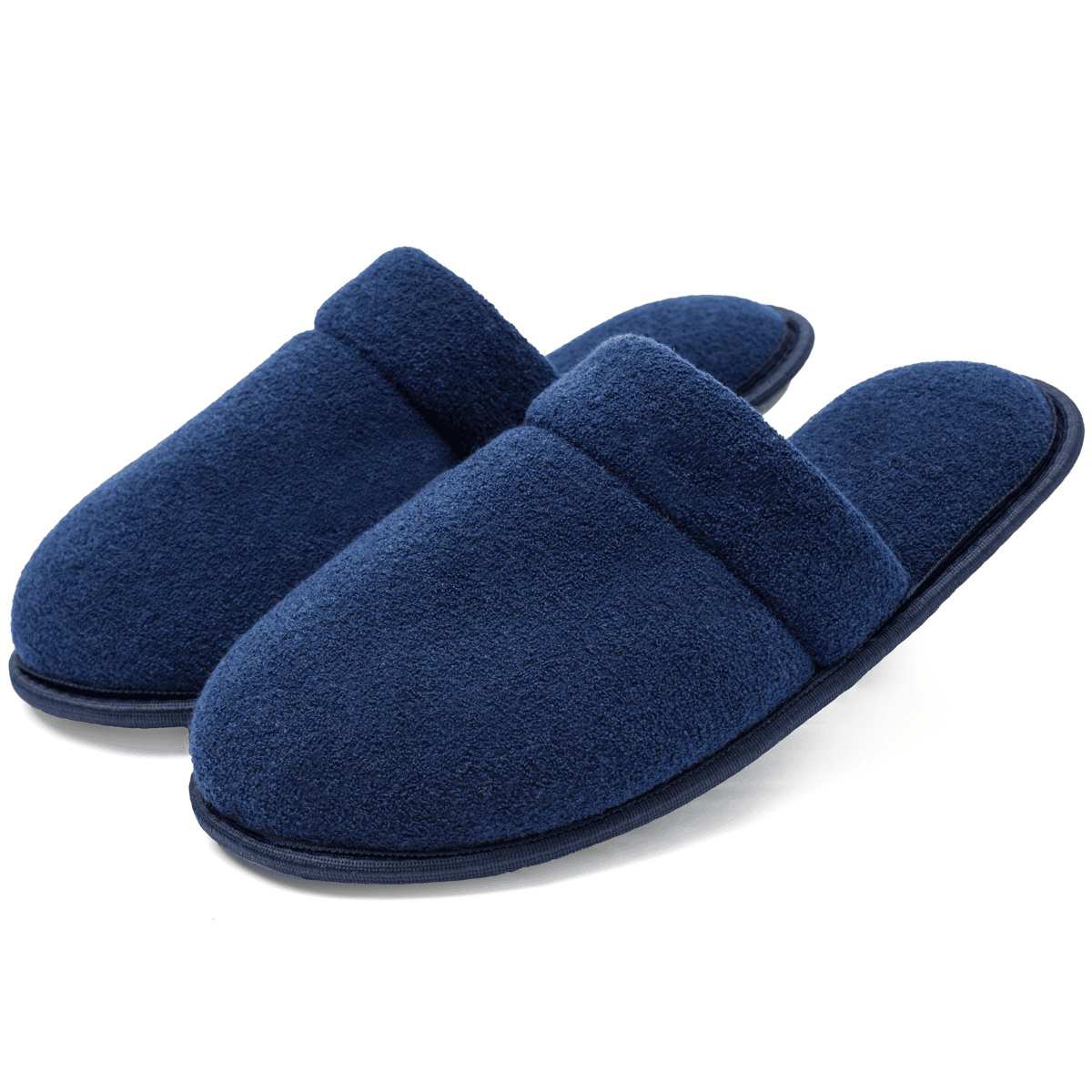 Pantufa Antiderrapante Azul Chinelo de Quarto Tradicional Super Quentinha e Resistente Unissex Azul Marinho 3
