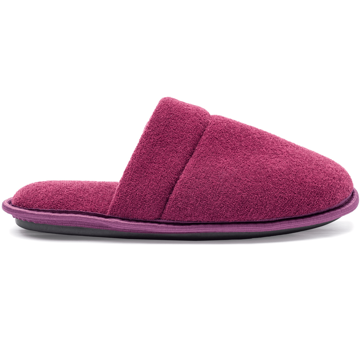 Pantufa Antiderrapante Bordo Chinelo de Quarto Tradicional Super Quentinha e Resistente Unissex Bordô 2