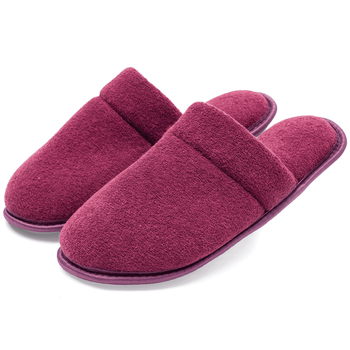 Pantufa Antiderrapante Bordo Chinelo de Quarto Tradicional Super Quentinha e Resistente Unissex Bordô 3