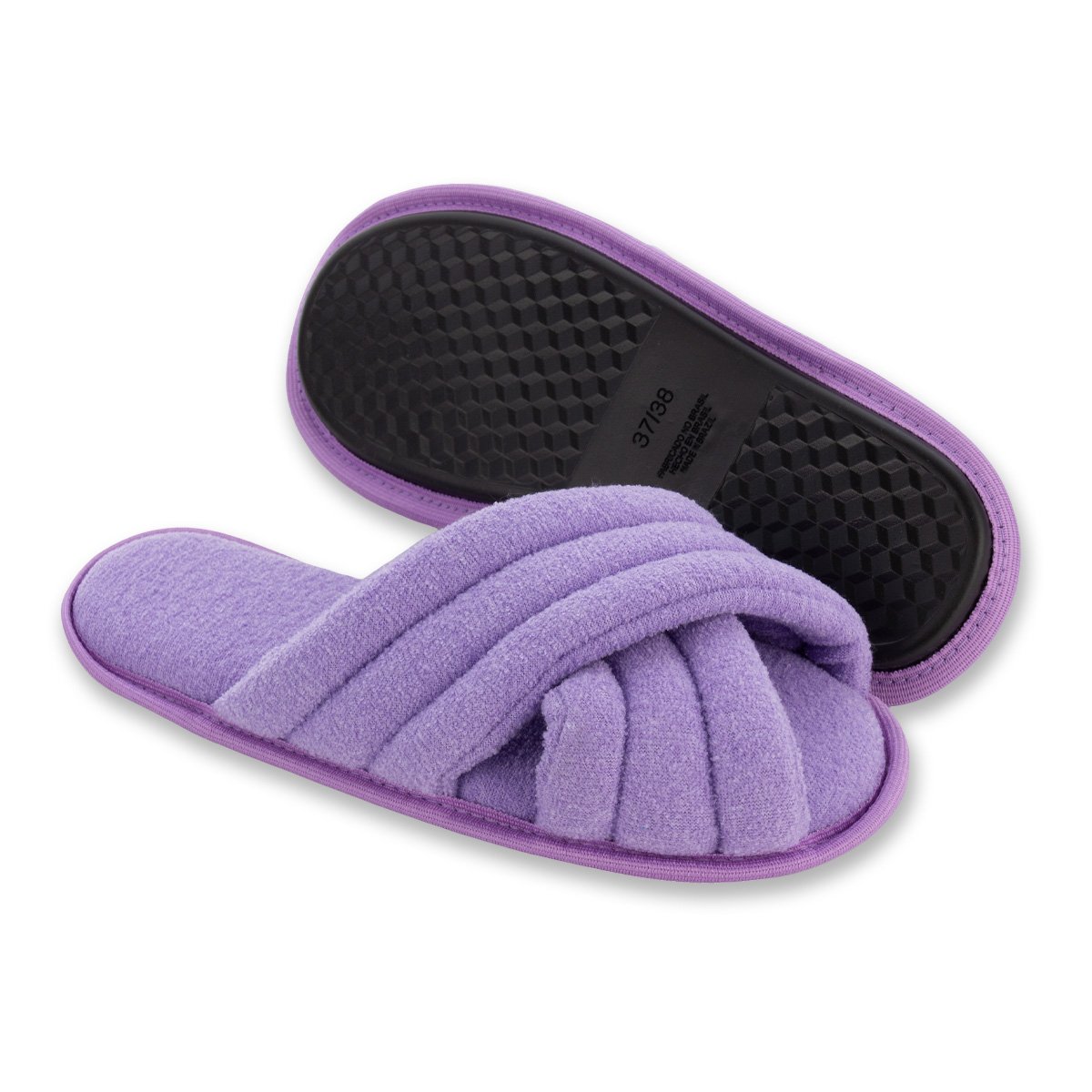 Pantufa Antiderrapante Lilás Super Resistente Chinelo de Quarto Macio e Leve do 27 até 46 Lilás 3