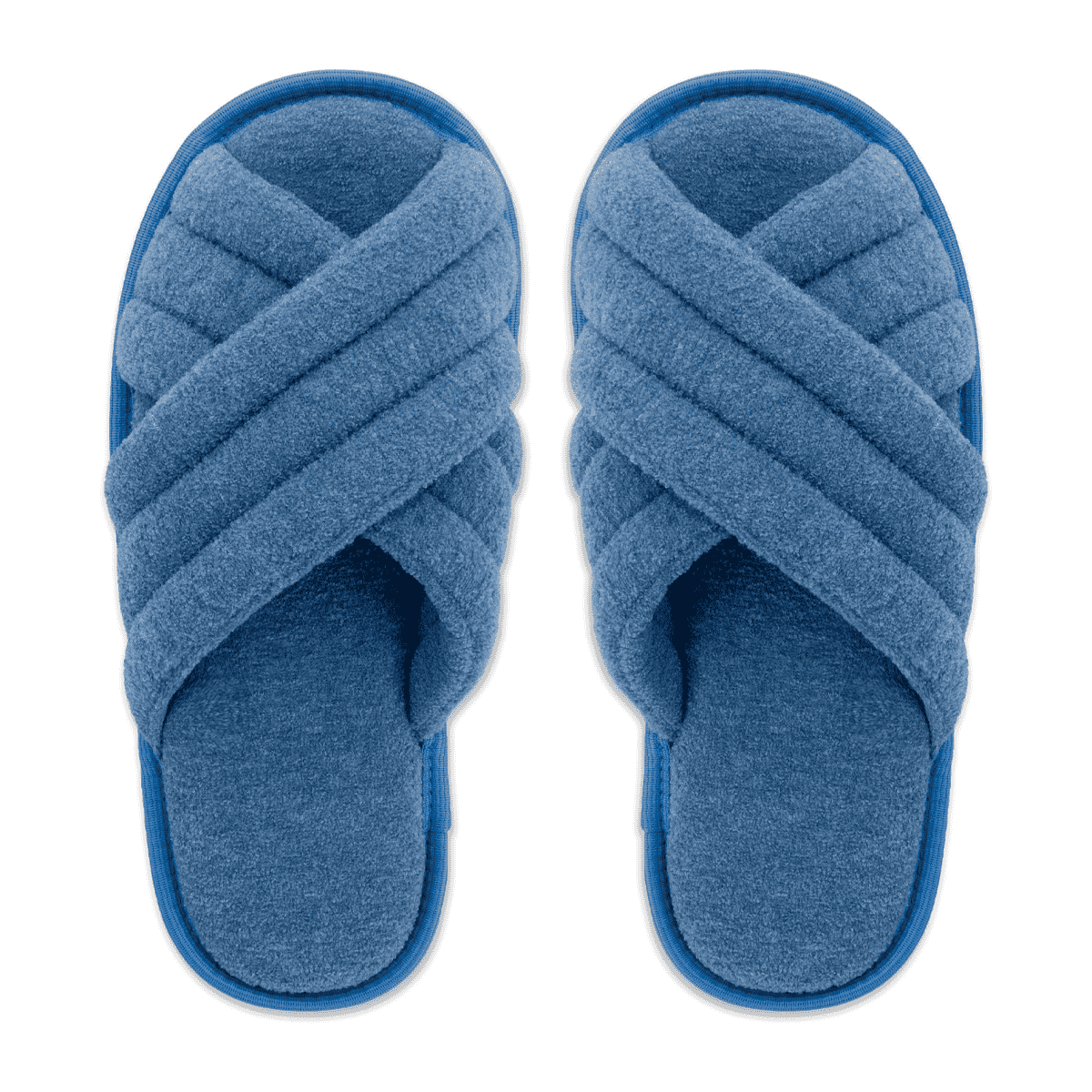 Pantufa Antiderrapante Azul Super Resistente Chinelo de Quarto Macio e Leve do 27 até 46