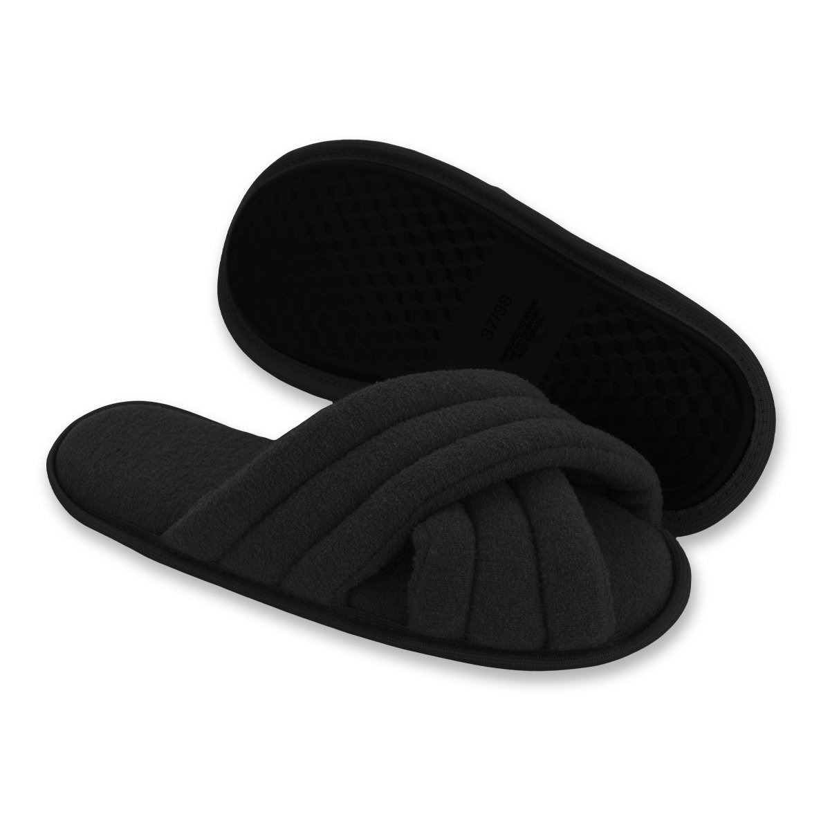 Pantufa Antiderrapante Preta Super Resistente Chinelo de Quarto Macio e Leve do 27 até 46 Preto 3