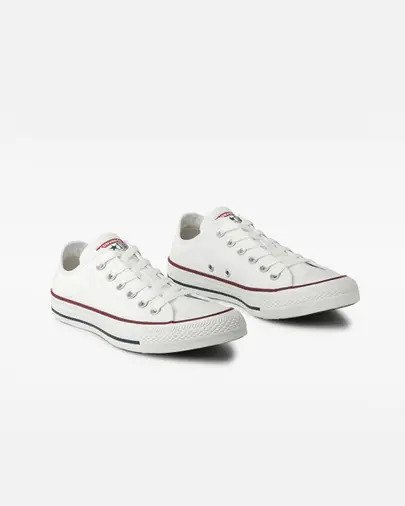 Tenis Converse Ct00010001 Ct Low   Branco/Vermelho/Marinho 2