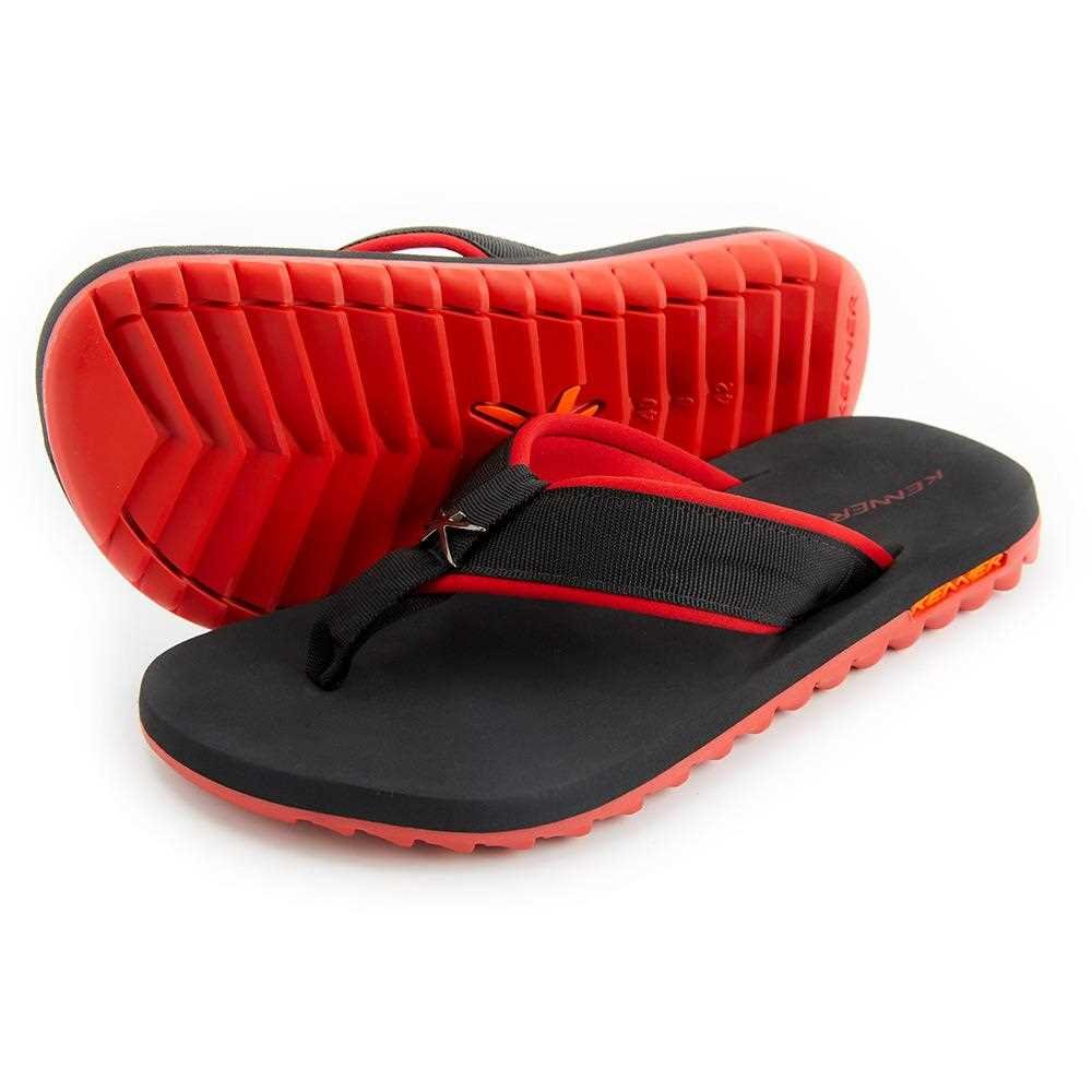 Chinelo Kenner Tkh-02 Preto/Vermelho 2