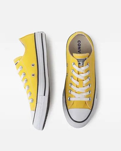 Tenis Converse Ct00100006 Ct Low Amarelo/Branco/Preto 5