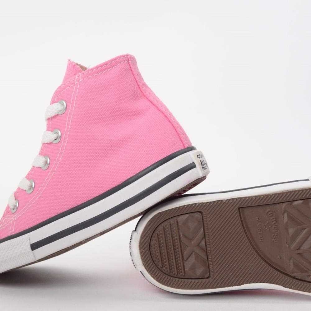 Tenis Infantil Converse Ck00030006 Ct Hi Rosa/Branco/Preto 2
