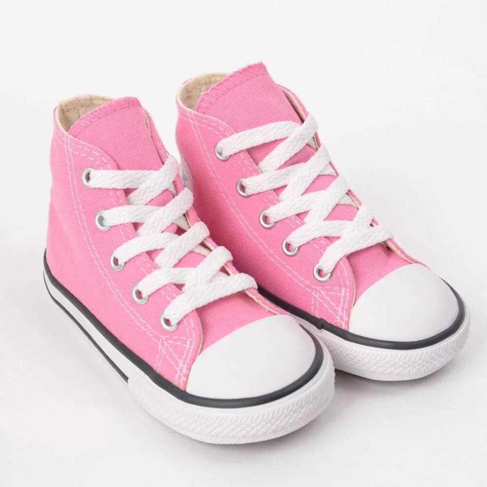 Tenis Infantil Converse Ck00030006 Ct Hi Rosa/Branco/Preto 4