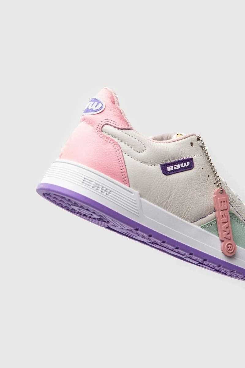 Tenis Baw 0068619 The Pointer   Off White/Rosa/Verde 3