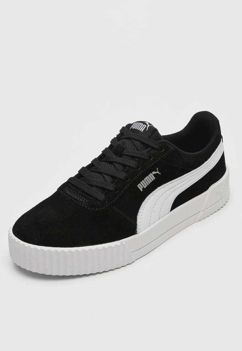 Tenis Puma 375564 01 Carina  Preto/Branco 2
