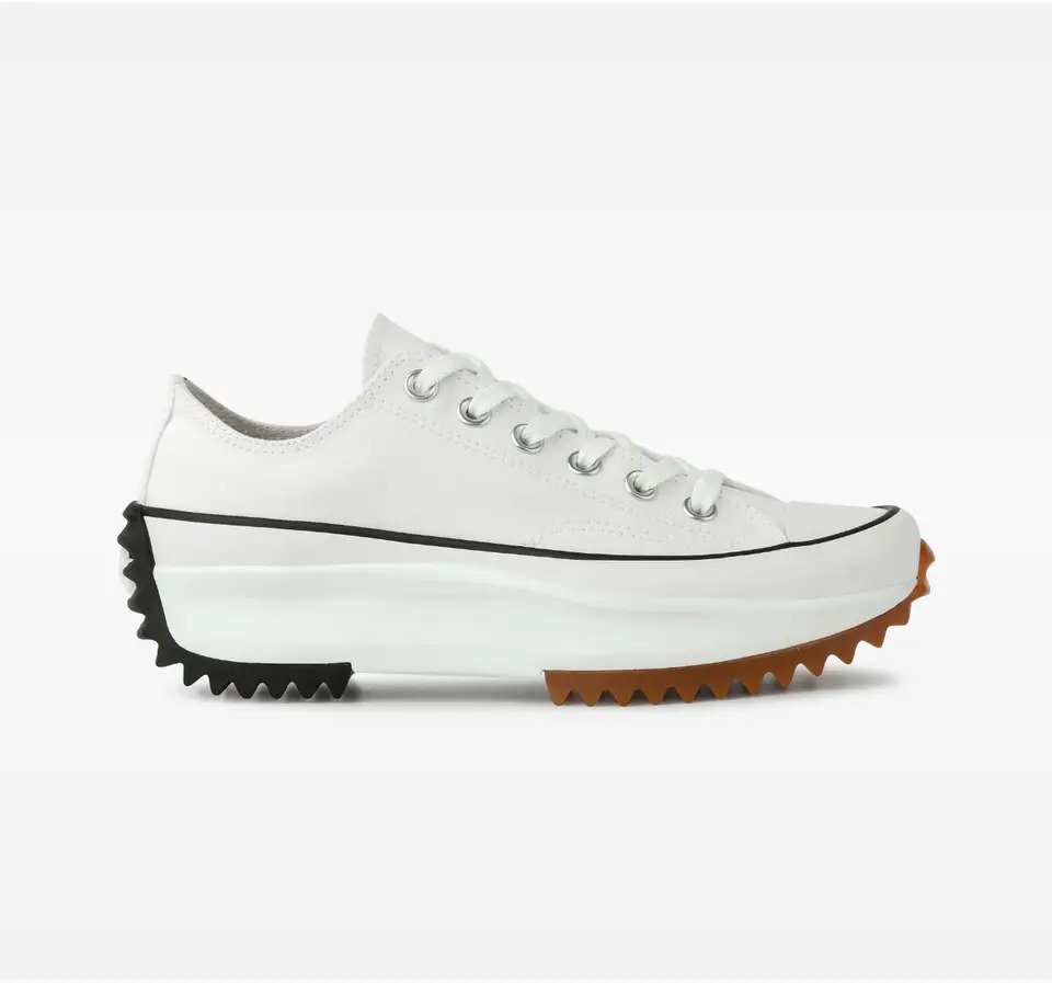 Tenis Converse Co03790001 Run Star Low Plataforma Branco/Preto/Marrom 1