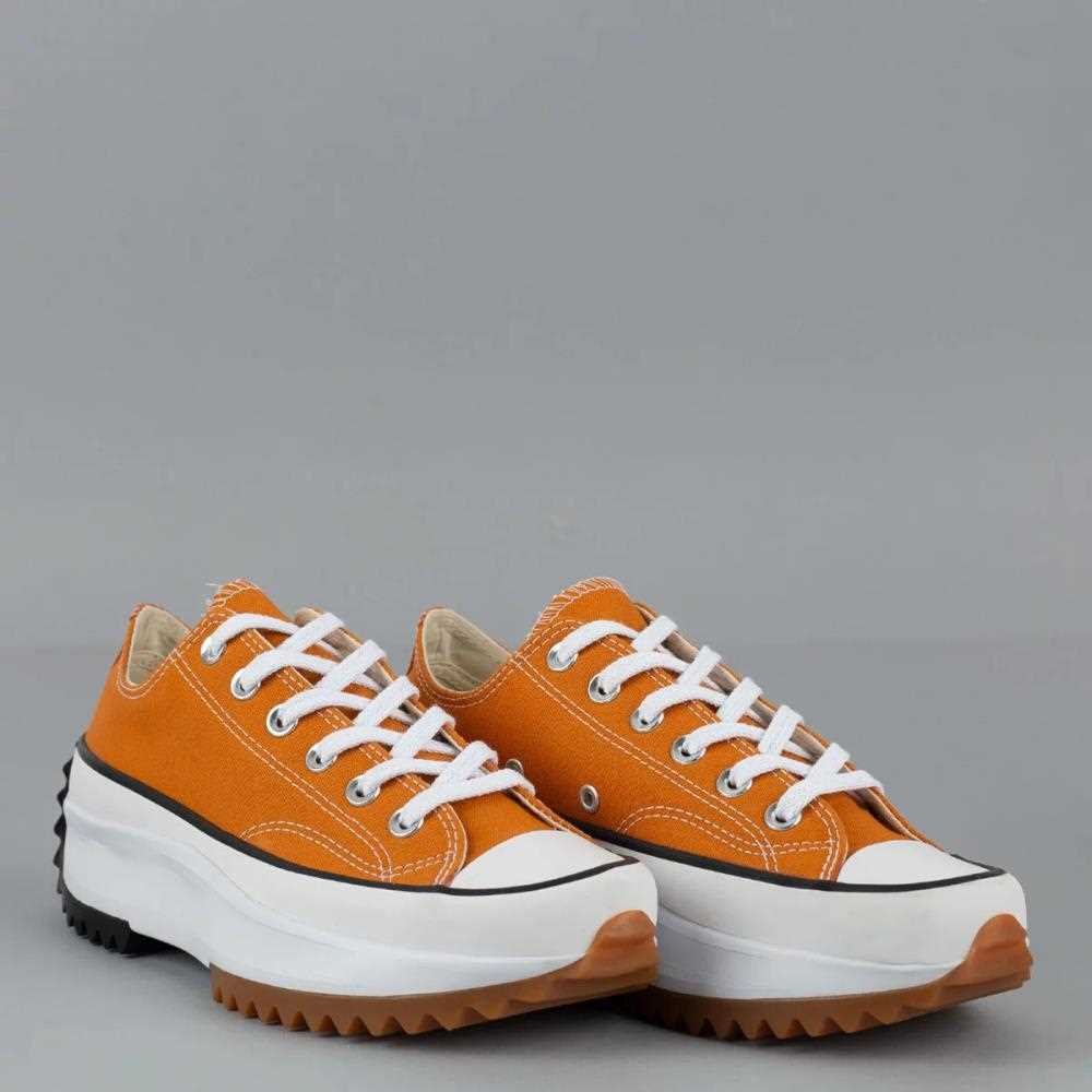 Tenis Converse Co03810005 Run Star Low Plataforma  Laranja/Preto/Branco 2
