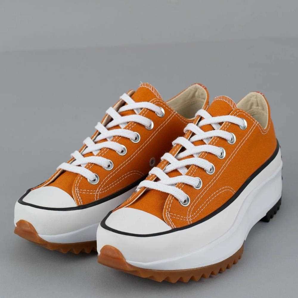 Tenis Converse Co03810005 Run Star Low Plataforma  Laranja/Preto/Branco 3