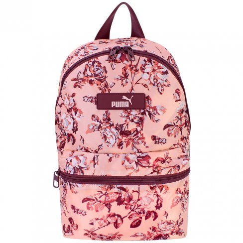 Mochila Puma 079470 03 Rosa Claro/Bordô/Florido 1