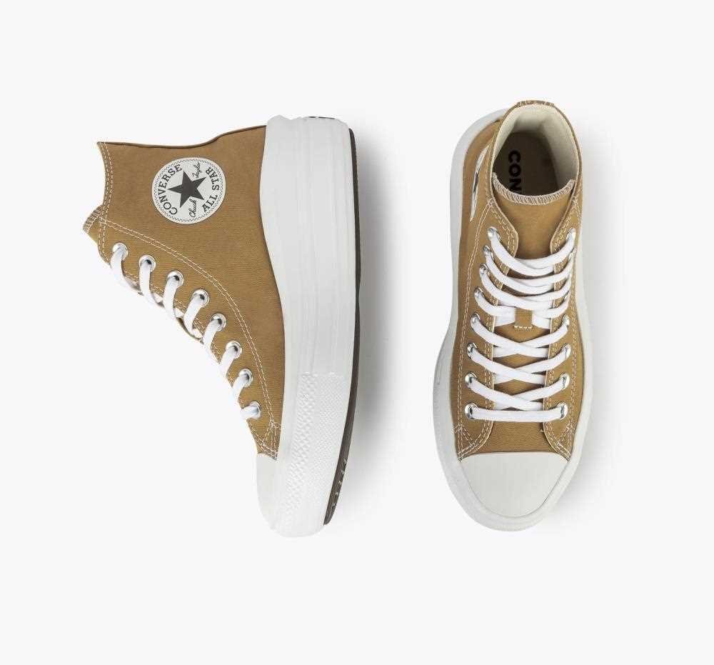 Tenis Converse Ct17810009 Move Hi   Mostarda/Branco 2