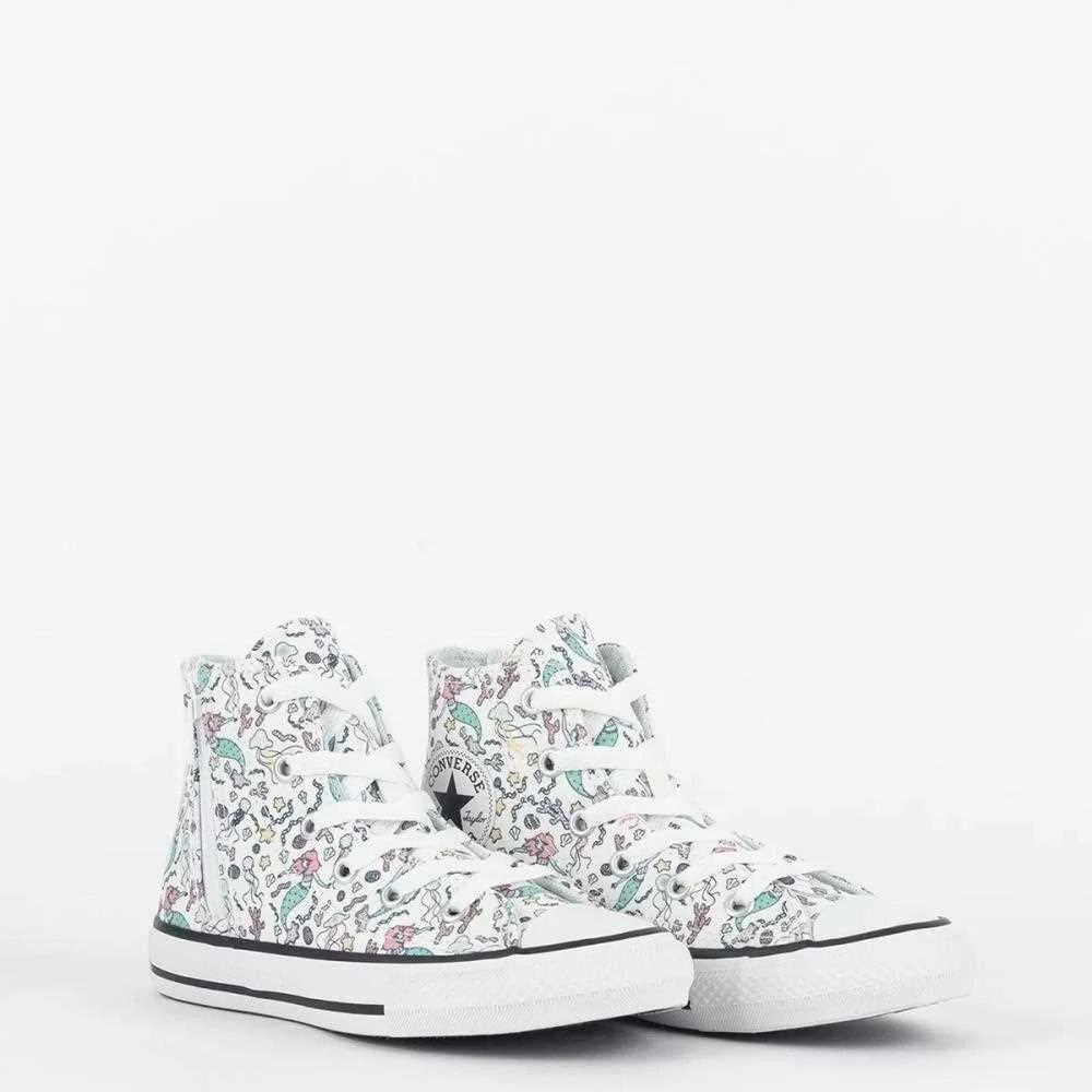 Tenis Infantil Converse Ck10530001 Multicores/Branco/Preto 2